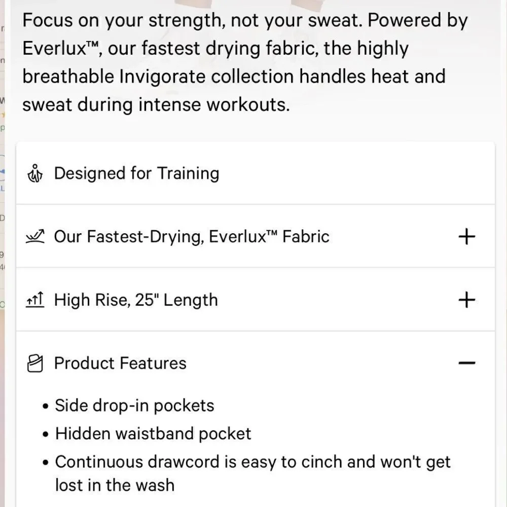NWTs lululemon Invigorate HR 25”